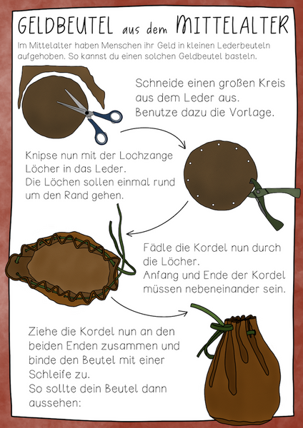 Mittelalter Spiel- & Bastelanleitungen - Aufgaben, Spiele & Basteln (PDF)