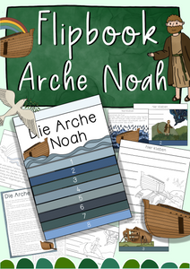 Flipbook Arche Noah - Klappheft in 4 Versionen (PDF)